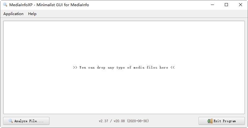 MediaInfoXP,信息查看.